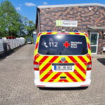 Heckfolierung: 112 Design. Foto: DRK Senden