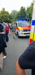 Unser Fahrzeug als Rotkreuz Gevelsberg 01-NEF-01 im Einsatz